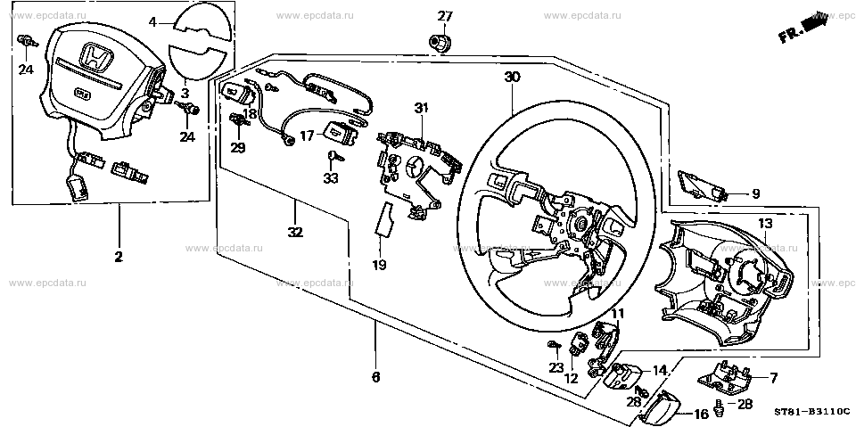 Parts scheme