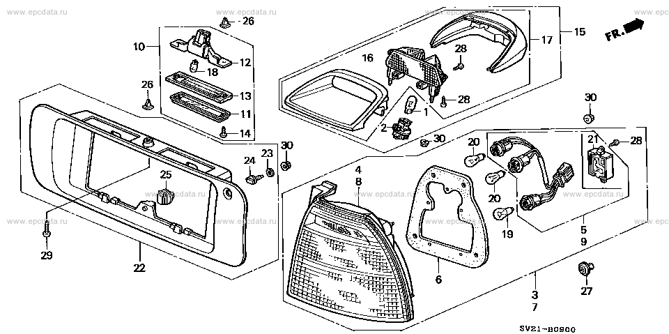 Parts scheme