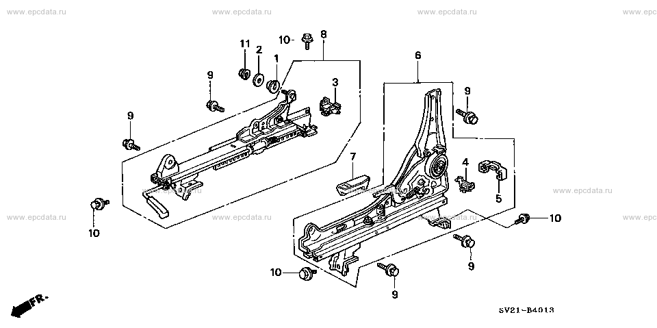 Parts scheme